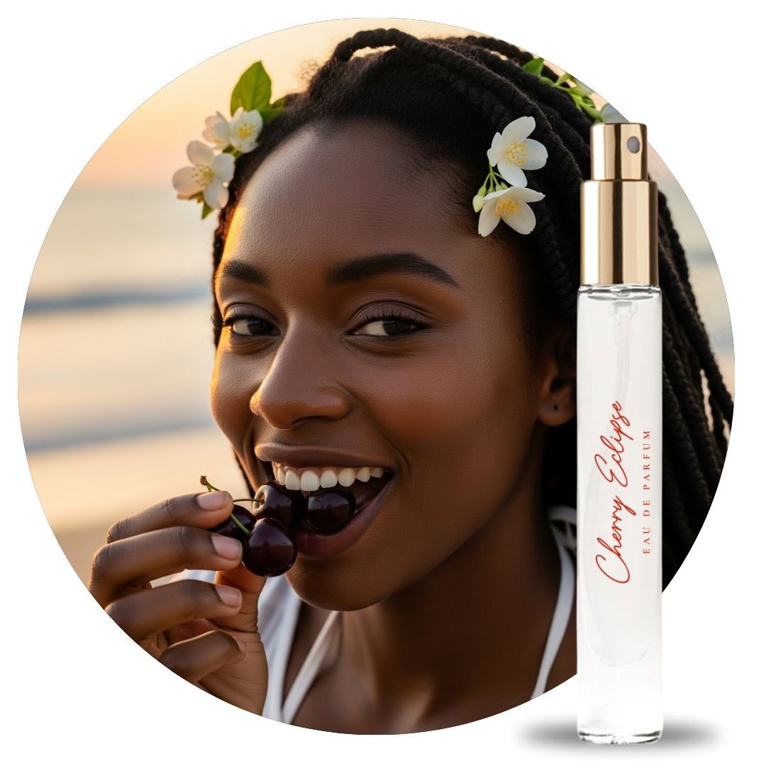 Cherry Eclipse Travel Size Perfume by Rainflower Studio