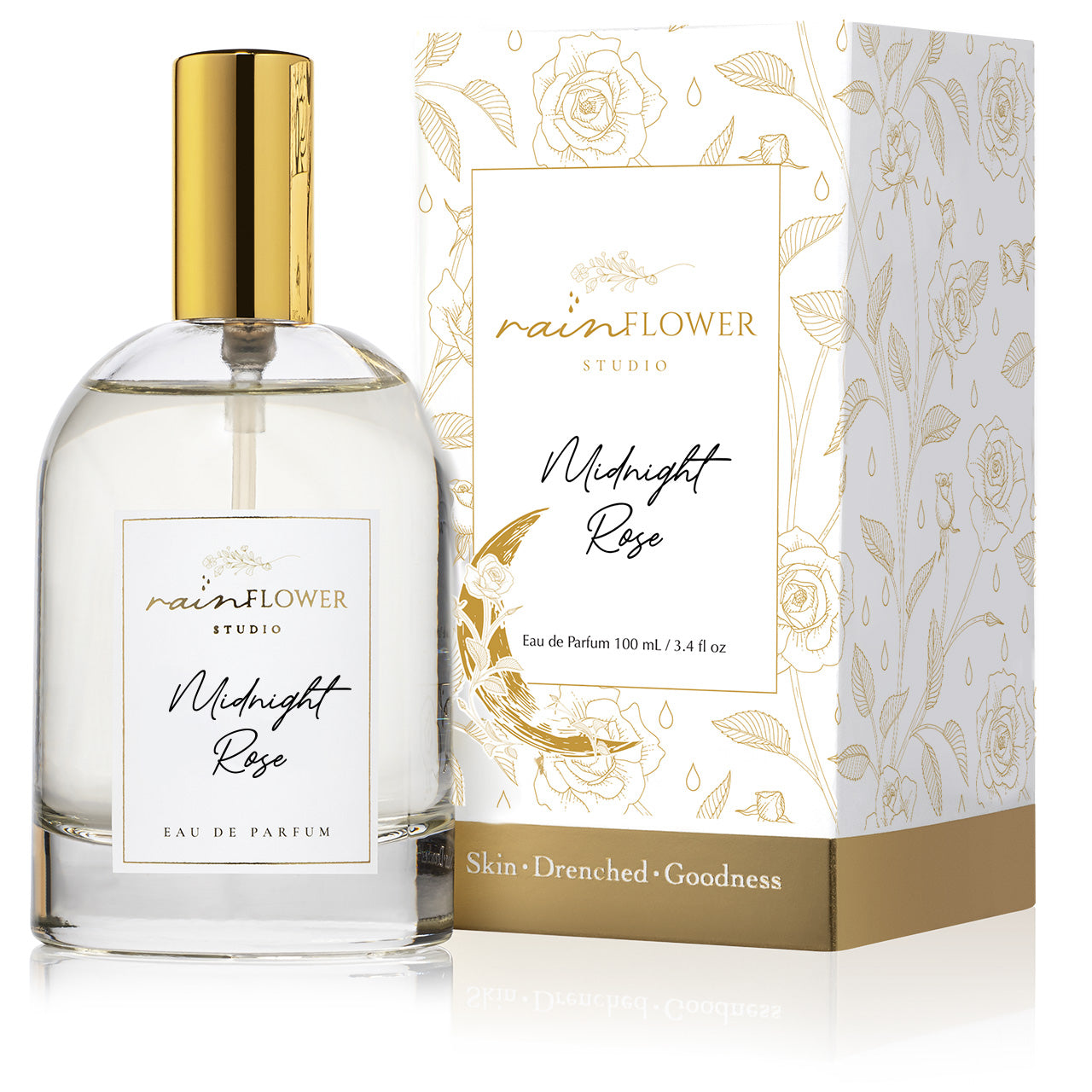 Midnight Rose Eau de Parfum 100mL by Rainflower Studio