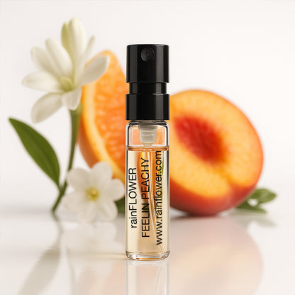 Feelin’ Peachy Eau de Parfum by Rainflower Studio - 2ml sample size