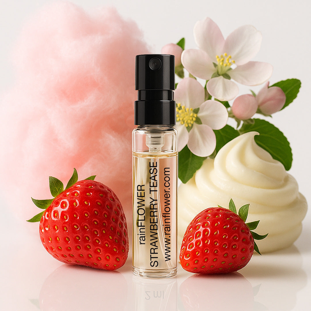 Strawberry Tease Eau de Parfum by Rainflower Studio - 2ml sample size