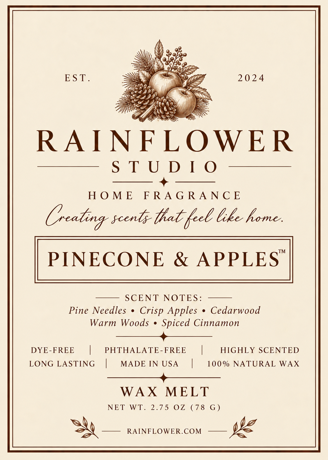 Pinecone & Apples™ Wax Melt