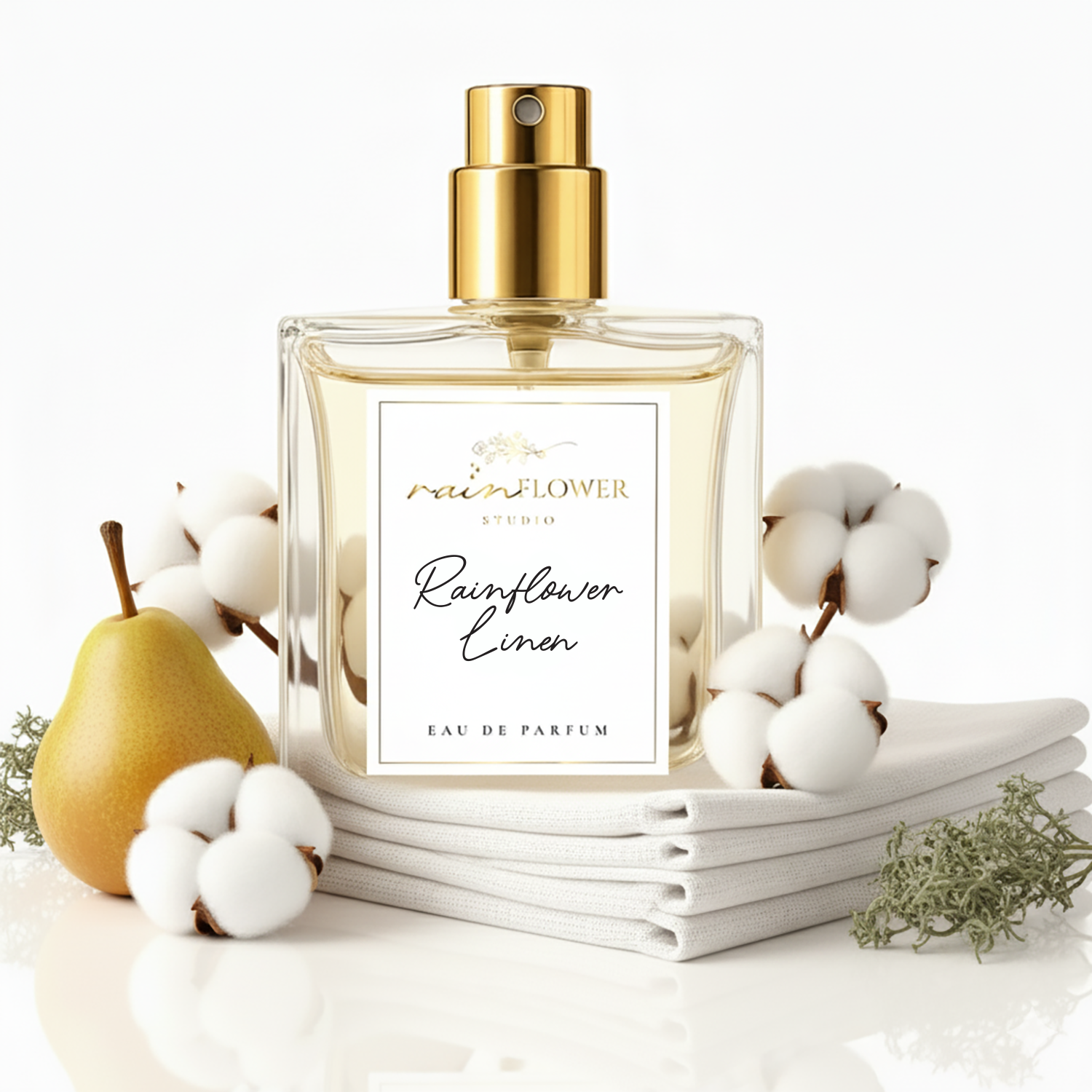 Rainflower Linen Eau de Parfum botanicals