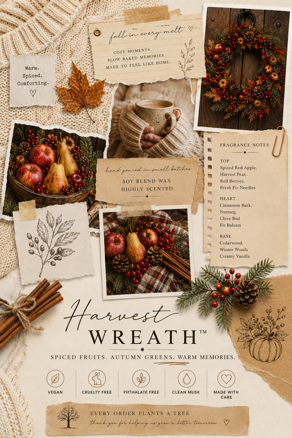 HARVEST WREATH™  Wax Melt