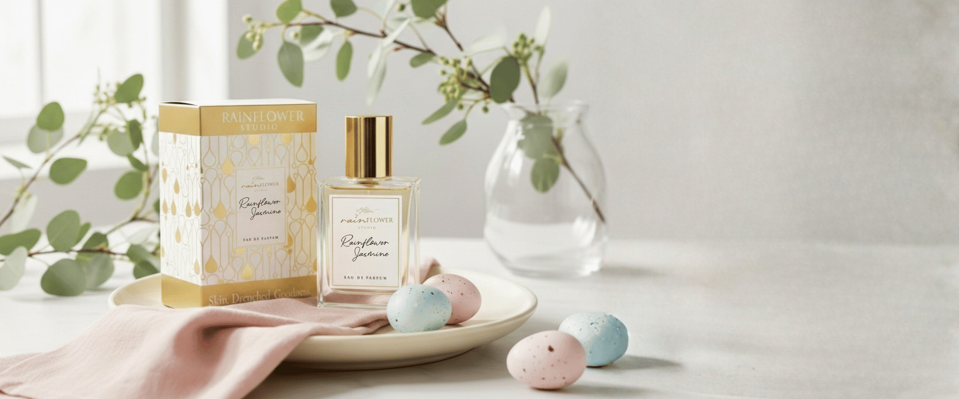 Rainflower Studio Spring 2026 collection featuring Rainflower Jasmine Perfume