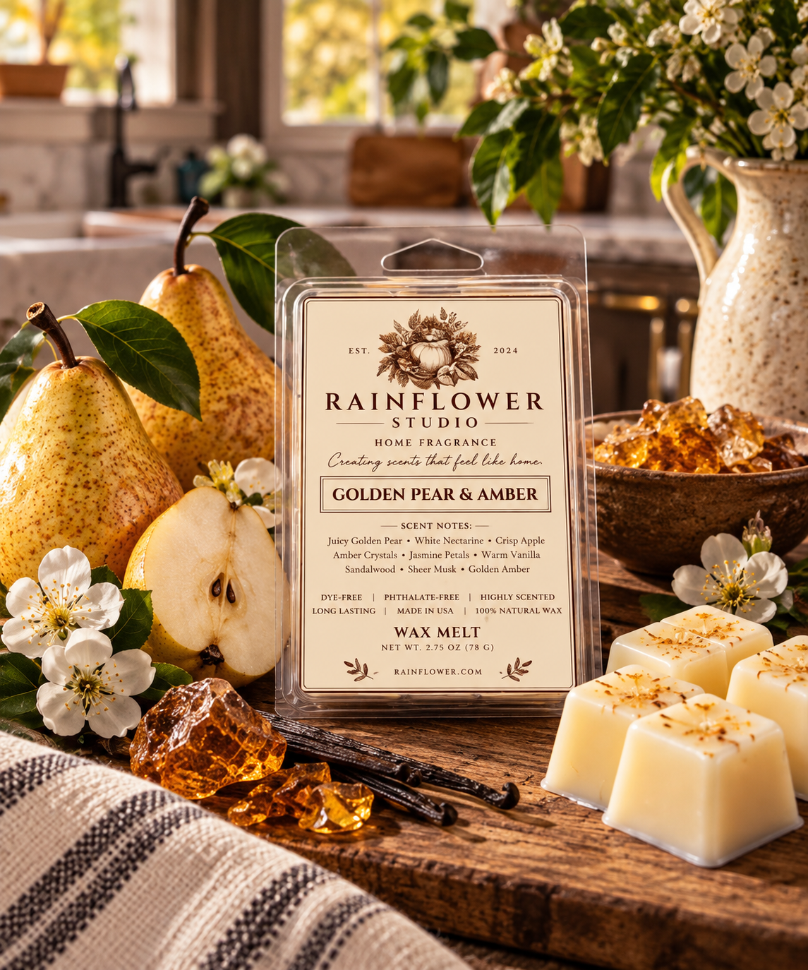 Golden Pear & Amber™ Wax Melt