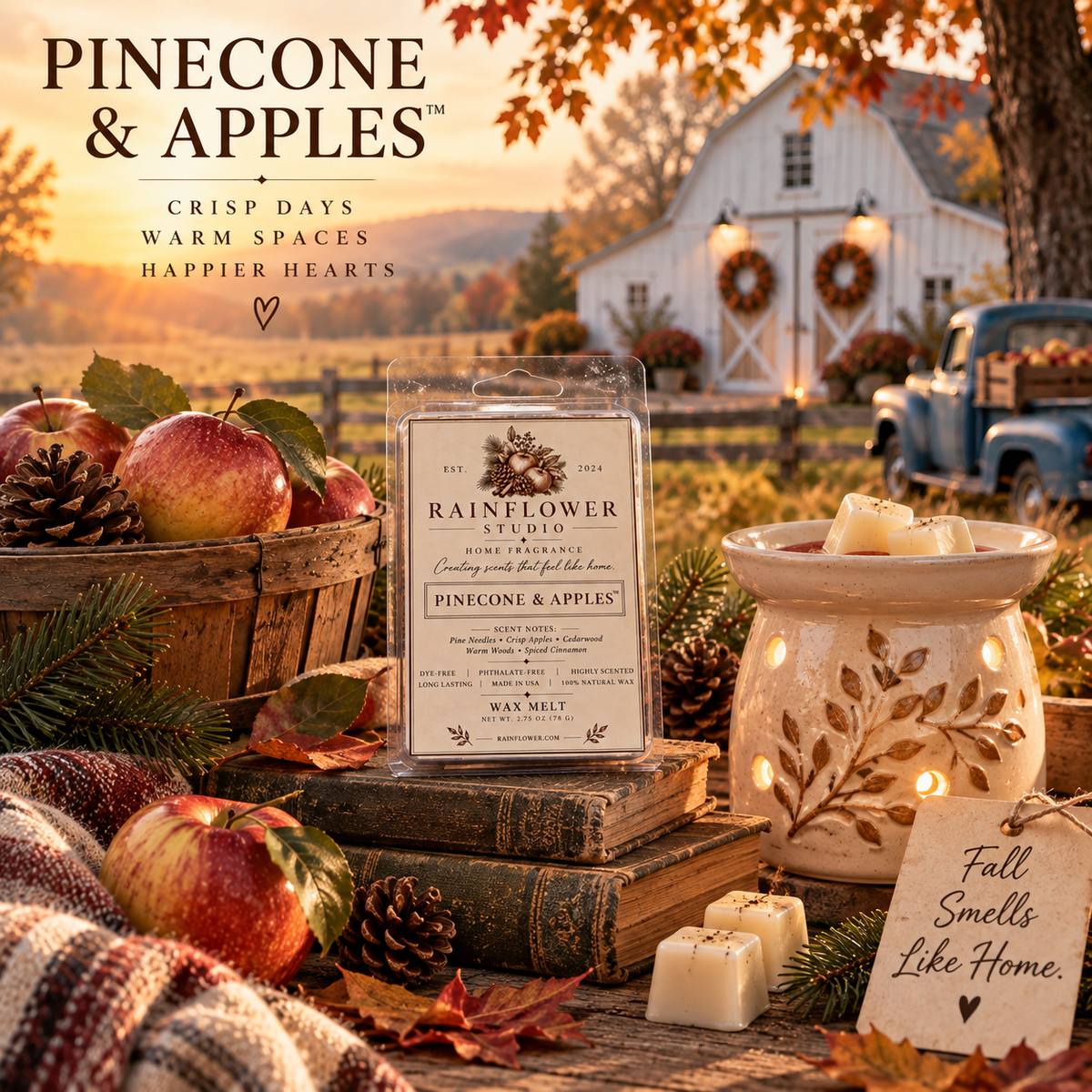 Pinecone & Apples™ Wax Melt