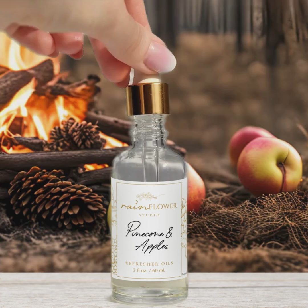 Pinecone and Apples Refresher Oil by Rainflower Studio