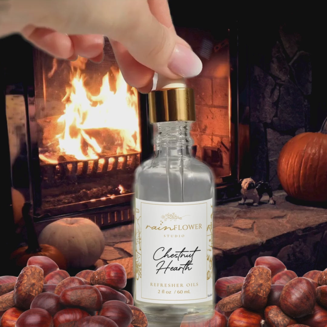 Chestnut Hearth Refresher Oil by Rainflower Studio