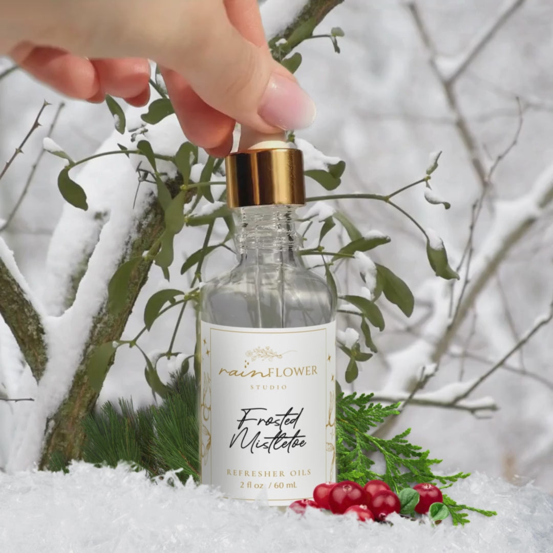 Frosted Mistletoe Refresher Oil by Rainflower Studio