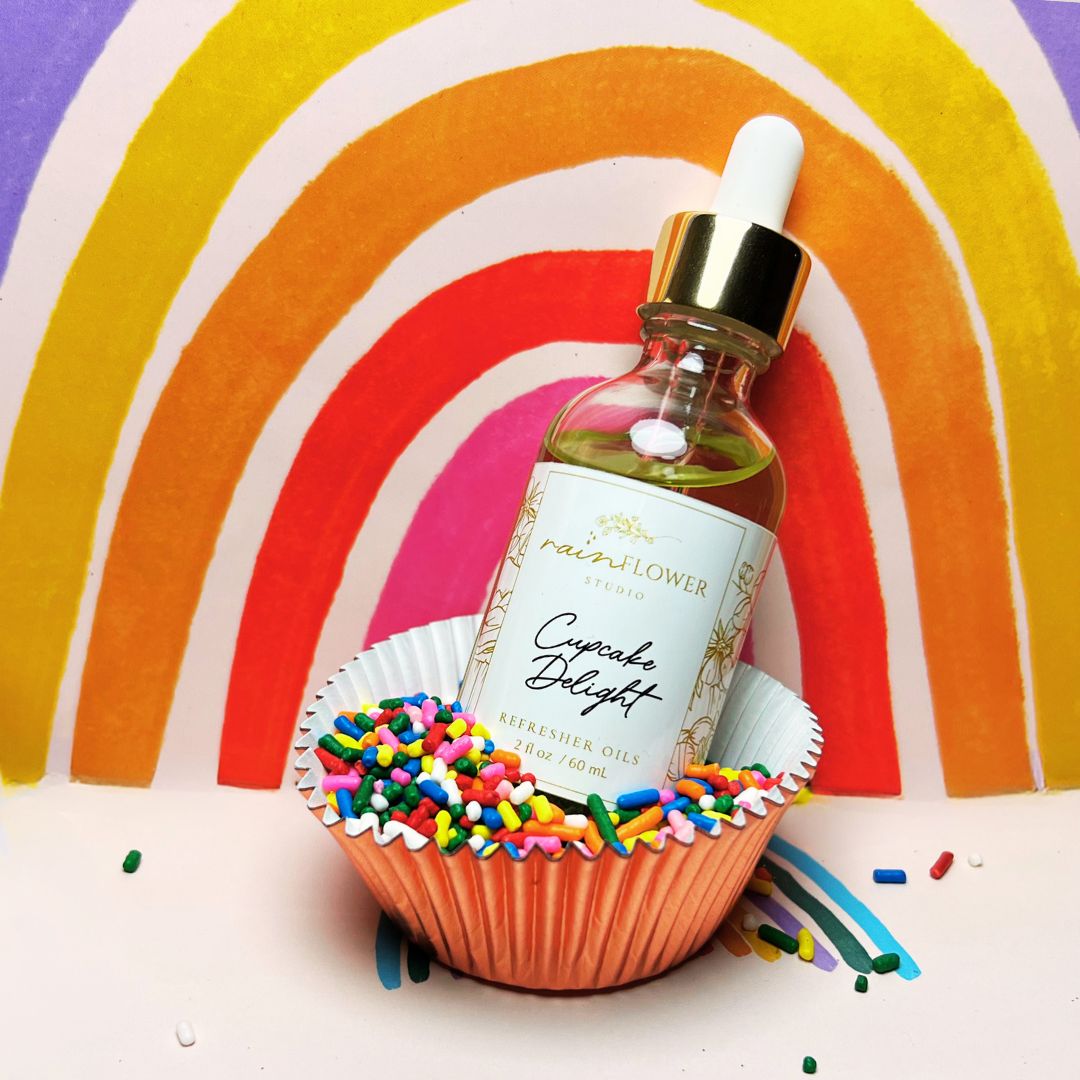 Cupcake Delight Gourmand Fragrance Refresher Oil by Rainflower Studio