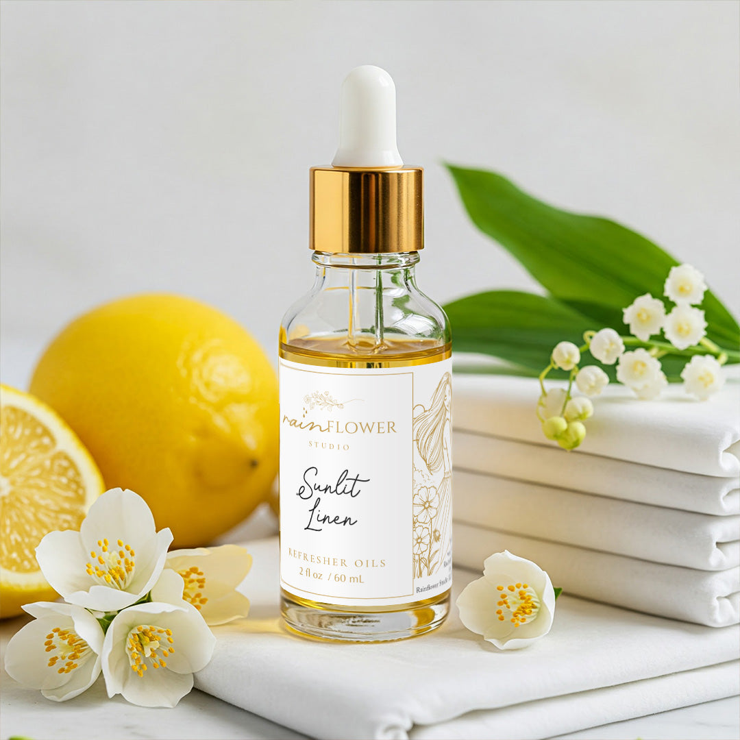 Sunlit Linen Refresher Oil by Rainflower Studio