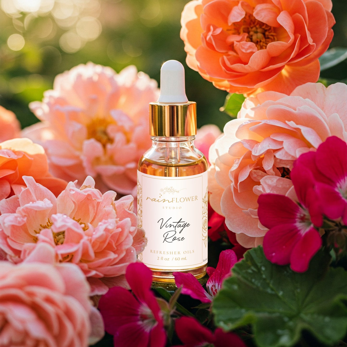 Vintage Rose Diffuser Oil by Rainflower Studio