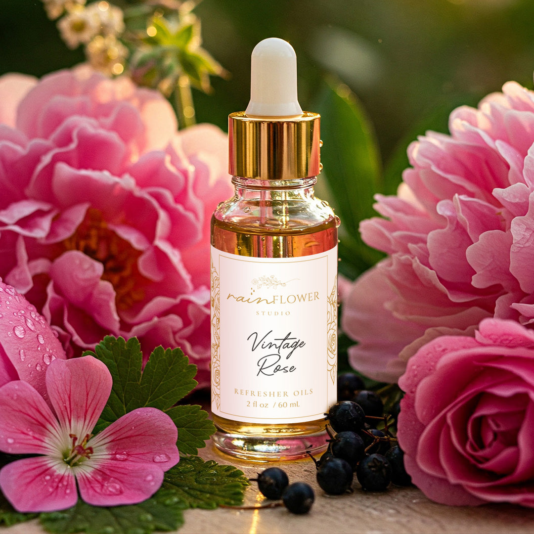 Vintage Rose Refresher Oil by Rainflower Studio